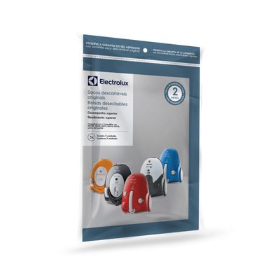 Kit 3 Sacos de aspirador de pó - Modelos: NEO09, NEO10, NEO11, NEO12, NEO16, LISTO E PET LOVER (SBENE) Electrolux Não se aplica