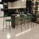 Banqueta Baixa Para Cozinha Sala De Jantar Bancada Milão L02 Facto Verde Musgo - Lyam Decor