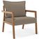 Poltrona Decorativa Para Sala de Estar e Living Alícia B04 Bouclê Bege - Lyam Decor