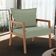 Poltrona Decorativa Para Sala de Estar e Living Alícia B04 Bouclê Oliva - Lyam Decor