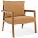 Poltrona Decorativa Para Sala de Estar e Living Alícia B04 Bouclê Mostarda - Lyam Decor