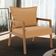 Poltrona Decorativa Para Sala de Estar e Living Alícia B04 Bouclê Mostarda - Lyam Decor