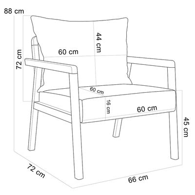 Poltrona Decorativa Para Sala de Estar e Living Alícia B04 Linho Rosê - Lyam Decor