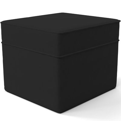 Poltrona de Amamentação com Balanço e Puff Mavie L02 Suede Preto - Lyam Decor