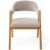 Kit 04 Cadeiras de Jantar e Estar Living Estofada Nadja L02 Bouclê Bege - Lyam Decor