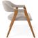 Kit 04 Cadeiras de Jantar e Estar Living Estofada Nadja L02 Bouclê Bege - Lyam Decor