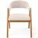 Kit 02 Cadeiras de Jantar e Estar Living Estofada Nadja L02 Suede Bege - Lyam Decor