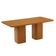 Mesa De Jantar Eloise 180cm Tampo Mdf Canto Copo Moderna Mob Naturalle