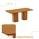 Mesa De Jantar Eloise 180cm Tampo Mdf Canto Copo Moderna Mob Naturalle