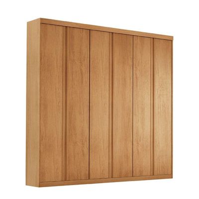 Guarda Roupa Casal Boston 6 Portas 4 Gavetas Moderna Naturalle