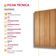 Guarda Roupa Casal Boston 6 Portas 4 Gavetas Moderna Naturalle