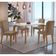 Conjunto Mesa Liz 120cm Com Vidro Cp 4 Cadeiras Athenas Moderna Veludo Capuccino Off White Imbuia