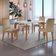 Conjunto Mesa Liz 120cm Com 4 Cadeiras Athenas Moderna Turim Off White Imbuia