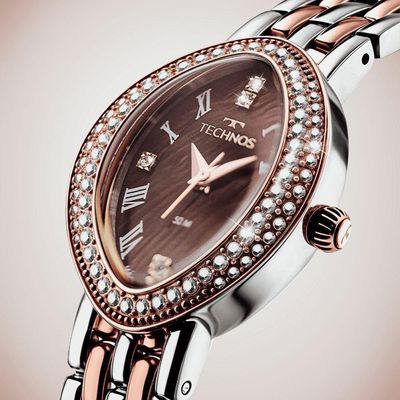 Relógio Technos Feminino Mini Joia Bicolor - 2035nbm-1m
