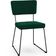 Kit 02 Cadeiras Decorativas Estofada Base De Aço Allana L02 Bouclê Verde - Lyam Decor