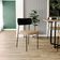 Cadeira Decorativa Para Sala De Jantar Melina L02 Couríssimo Preto Linho Bege Escuro - Lyam Decor