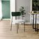 Cadeira Decorativa Estofada Para Sala De Jantar Melina L02 Fcato Verde Musgo Bouclê Cinza - Lyam Decor