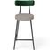 Kit 04 Banquetas Baixa Cozinha E Sala Jantar Bancada Milão L02 Facto Verde Linho Bege - Lyam Decor