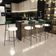 Banqueta Baixa Bar Cozinha Sala De Jantar Milão L02 Facto Verde Musgo Linho Cru - Lyam Decor