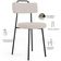 Kit 04 Cadeiras Decorativas Estofada Para Sala De Jantar Barcelona L02 Linho Bege - Lyam Decor