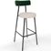 Kit 04 Banquetas Alta Bar Cozinha Sala De Jantar Milão L02 Facto Verde Musgo Linho Cru - Lyam Decor
