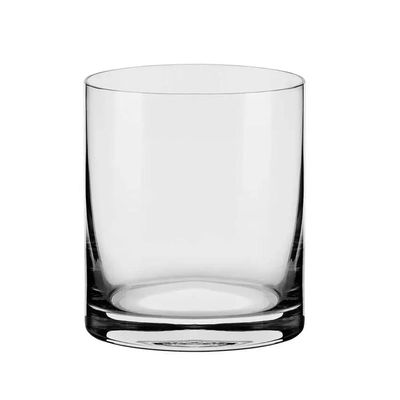 Jogo de 6 Copos de Cristal On The Rocks Oxford Flat Classic 390ml
