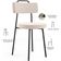 Kit 08 Cadeiras Decorativas Estofada Para Sala De Jantar Barcelona L02 Suede Bege - Lyam Decor