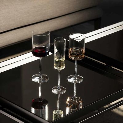 Jogo de 6 Taças de Cristal para Espumante Oxford Minimal Classic 170ml