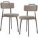 Kit 02 Cadeiras Decorativas Estofada Para Sala De Jantar Barcelona L02 Bouclê Bege - Lyam Decor