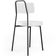 Cadeira Decorativa Estofada Para Sala De Jantar Barcelona L02 Facto Branco - Lyam Decor