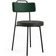 Kit 08 Cadeiras Decorativa Estofada Sala Jantar Barcelona L02 Facto Verde Musgo Linho Chumbo - Lyam