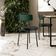 Cadeira Decorativa Estofada Sala Jantar Barcelona L02 Facto Verde Musgo Couríssimo Preto - Lyam