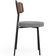 Cadeira Decorativa Estofada Para Sala De Jantar Barcelona L02 Couríssimo Marrom Pied Poule - Lyam