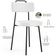 Kit 08 Cadeiras Decorativas Estofada Para Sala De Jantar Barcelona L02 Facto Branco - Lyam Decor