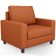 Poltrona Decorativa Para Sala De Estar E Recepção Malta L02 Tecido Terracota - Lyam Decor