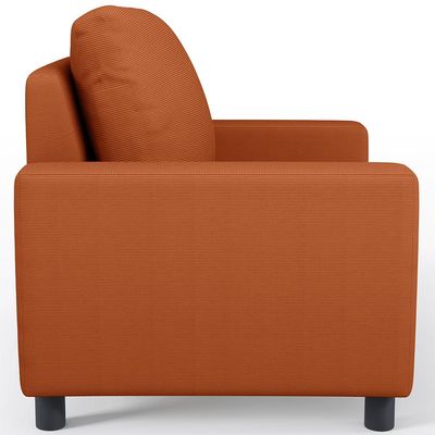 Poltrona Decorativa Para Sala De Estar E Recepção Malta L02 Tecido Terracota - Lyam Decor