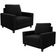 Poltrona Decorativa Para Sala De Estar E Recepção Malta L02 Bouclê Preto - Lyam Decor