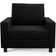 Poltrona Decorativa Para Sala De Estar E Recepção Malta L02 Bouclê Preto - Lyam Decor