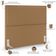 Cabeceira Box Casal King Com Tachas 195 cm Vicenza L02 Bouclê Mostarda - Lyam Decor