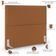 Cabeceira Box Casal Com Tachas 160 cm Vicenza L02 Bouclê Terracota - Lyam Decor