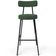 Kit 02 Banquetas Baixa Bar Cozinha Sala De Jantar Milão L02 Suede Verde Musgo - Lyam Decor