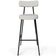 Kit 04 Banquetas Altas Bar Cozinha Sala De Jantar Em Aço Milão L02 Bouclê Cru - Lyam Decor