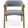 Cadeira Para Sala de Jantar e Estar Living Estofada Suran L02 Bouclê Cinza - Lyam