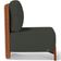 Poltrona Decorativa Sala de Estar Living Hungria L02 Couríssimo Camel Linho Verde Musgo - Lyam