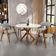 Kit 02 Cadeiras Para Sala de Jantar e Estar Living Estofada Suran L02 Suede Cinza - Lyam