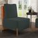 Poltrona Decorativa Sala de Estar Living Hungria L02 Couríssimo Camel Suede Verde Musgo - Lyam
