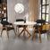Kit 04 Cadeiras Para Sala de Jantar e Estar Living Estofada Suran L02 Bouclê Preto - Lyam