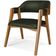 Cadeira Para Sala de Jantar e Estar Living Estofada Suran L02 Couríssimo Verde Musgo - Lyam
