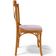 Cadeira Para Sala de Jantar e Estar Living Estofada Ávila L02 Suede Rosê - Lyam