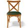 Cadeira Para Sala de Jantar e Estar Living Estofada Ávila L02 Couríssimo Verde Musgo - Lyam